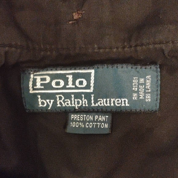 Ralph Lauren Black Corduroy Pants Straight-Leg. Size 33/ 32. Great For Fall. - Picture 2 of 7